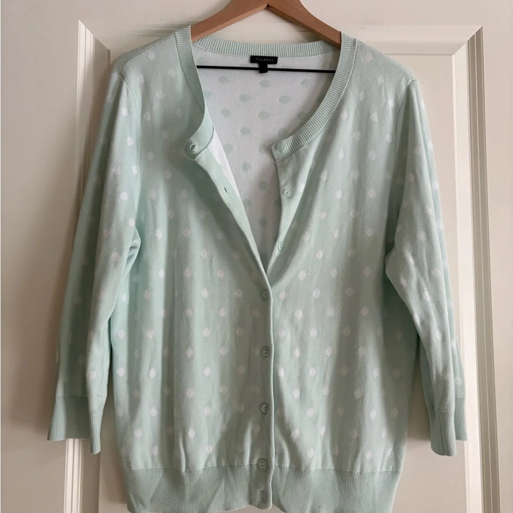 Talbots Polka Dot Women’s Cardigan